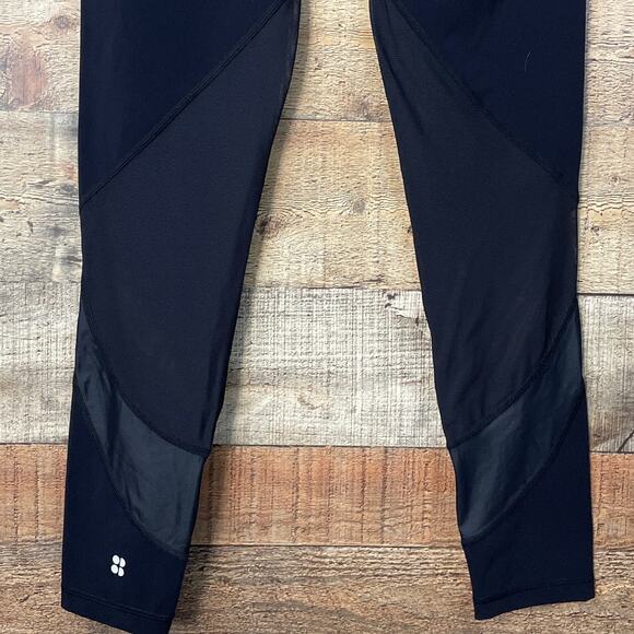 Sweaty Betty Power Wetlook Mesh 7/8 Leggings Black SZ Small - Picture 7 of 11